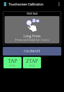 Touchscreen Calibration screenshots