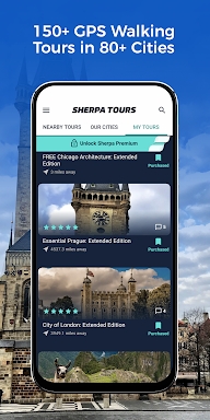 Sherpa: AR Walking City Tours screenshots
