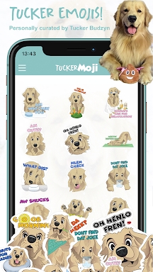 TuckerMoji - Golden Dog Sticke screenshots