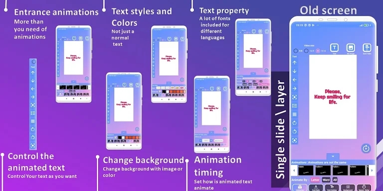 Animated Text Creator - Text A screenshots