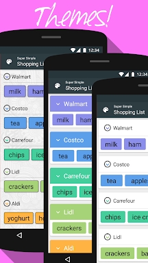 Super Simple Shopping List screenshots