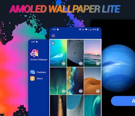 Amoled Wallpaper Lite screenshots