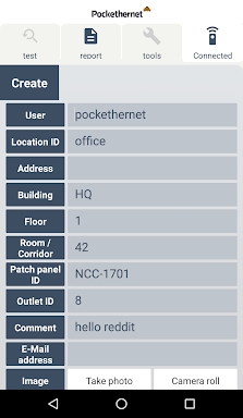 Pockethernet screenshots