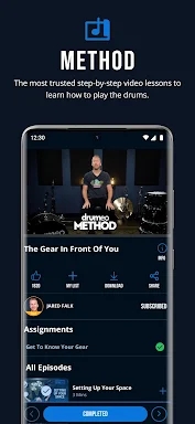 Drumeo: The Drum Lessons App screenshots