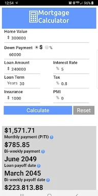 Mortgage Calculator - Mortgage screenshots