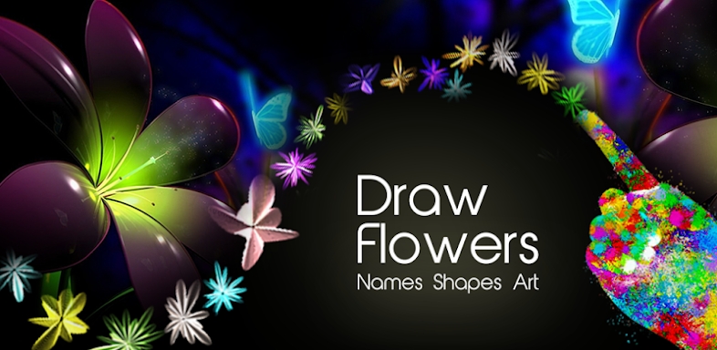 Draw Flowers Names shapes art screenshots