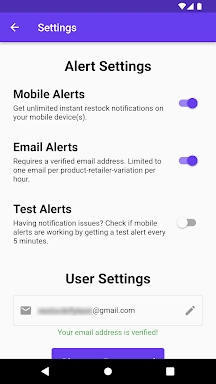 Restockify: Product Restock Alerts screenshots
