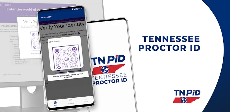 Tennessee Proctor ID screenshots