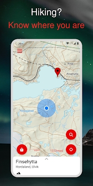 Norgeskart screenshots