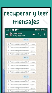leer mensajes y conversaciones screenshots