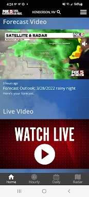 Las Vegas Weather Radar-FOX5 screenshots