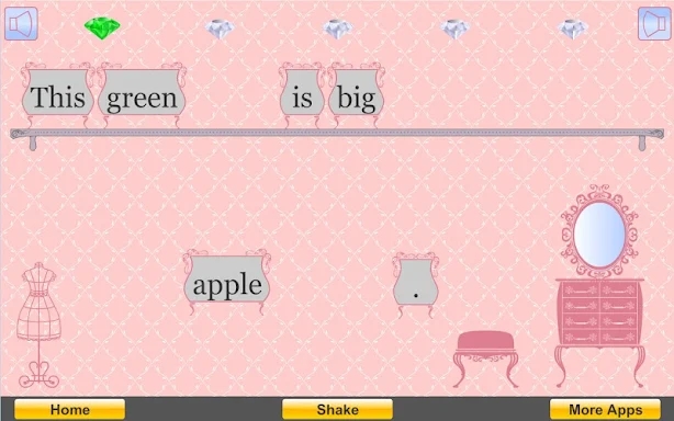 Sight Words Sentence Builder:  screenshots