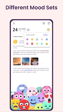 Diary, Private Notes with Lock screenshots