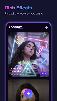 LoopArt: Cartoon & Pic filters screenshots