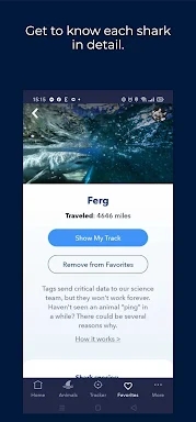 OCEARCH Shark Tracker screenshots