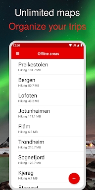 Norgeskart screenshots