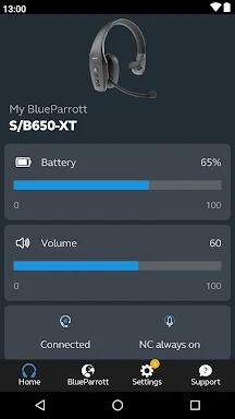 BlueParrott App screenshots