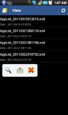 Zemna AppList Backup screenshots
