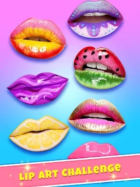 Lip Art Makeup Artist Games screenshots