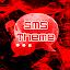 Red Smoke Theme GO SMS PRO icon