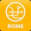 Rome public transport routes icon