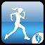 Pedometer for walking icon