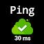Ping: test high latency, delay icon