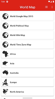 World Offline Map screenshots