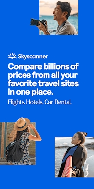 Skyscanner Flights Hotels Cars screenshots