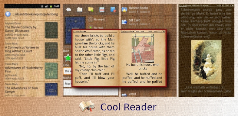 Cool Reader screenshots
