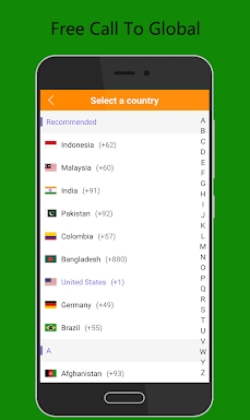 Call Global screenshots