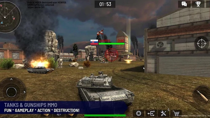 WAR Tanks vs Gunships screenshots