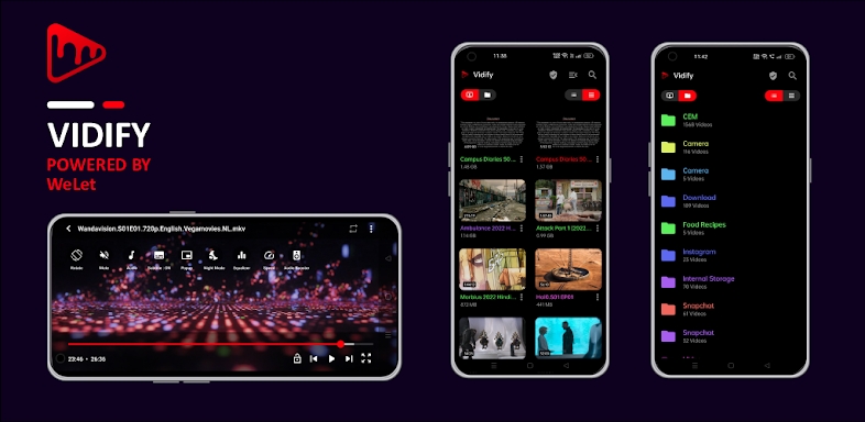 Vidify • Media Player screenshots