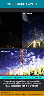 Night Mode Camera Photo Video screenshots