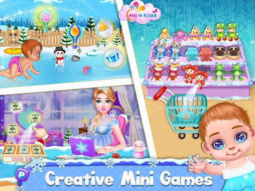 Ice Princess Mom and Baby Game screenshots