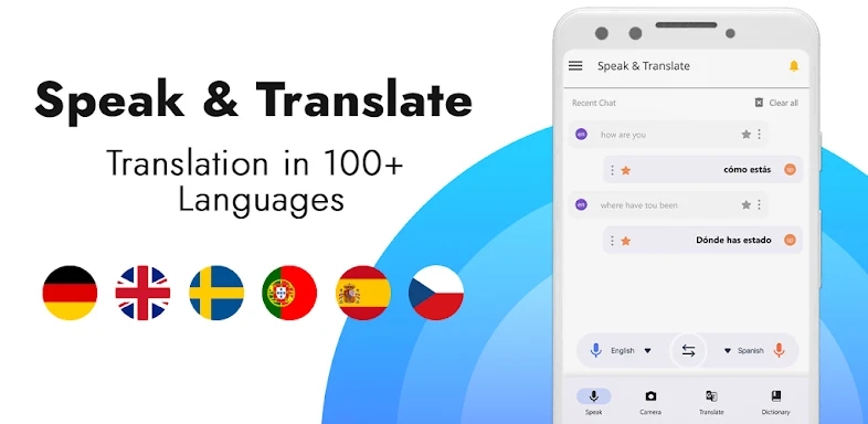 Speak and Translate App screenshots