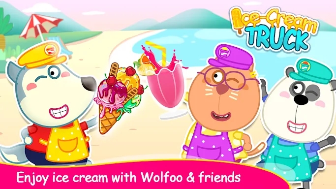 Wolfoo 's Ice Cream Truck screenshots