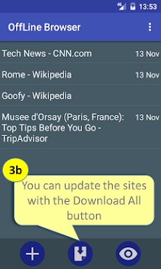 Offline Browser screenshots