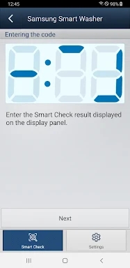 SAMSUNG Smart Washer/Dryer screenshots