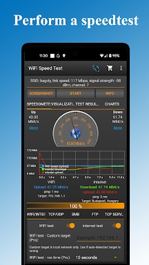 WiFi & Internet Speed Test screenshots