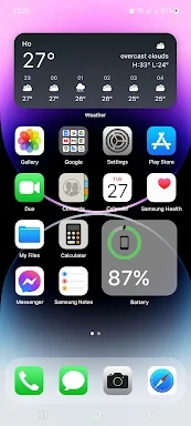 iOS Launcher iPhone 14 screenshots