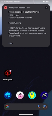UnWX (Severe Weather Alerts) screenshots