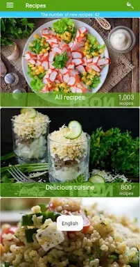Salad recipes screenshots