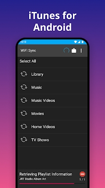 iSyncr: iTunes to Android screenshots