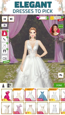 Super Wedding Dress Up Stylist screenshots