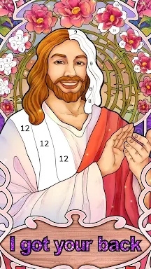 Bible Coloring Paint By Number screenshots