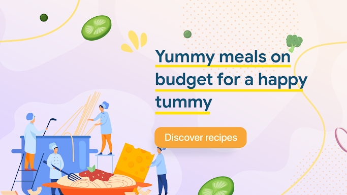 Cheap Food Recipes App screenshots