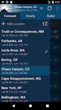 NOAA Weather Unofficial screenshots