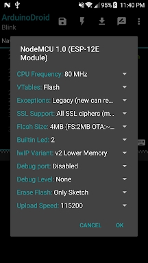 ArduinoDroid - Arduino/ESP8266 screenshots