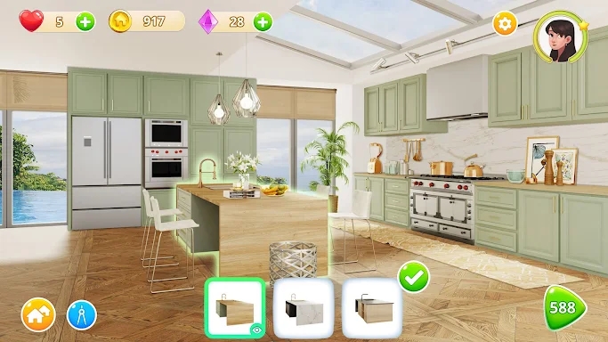 Homematch Home Design Games screenshots
